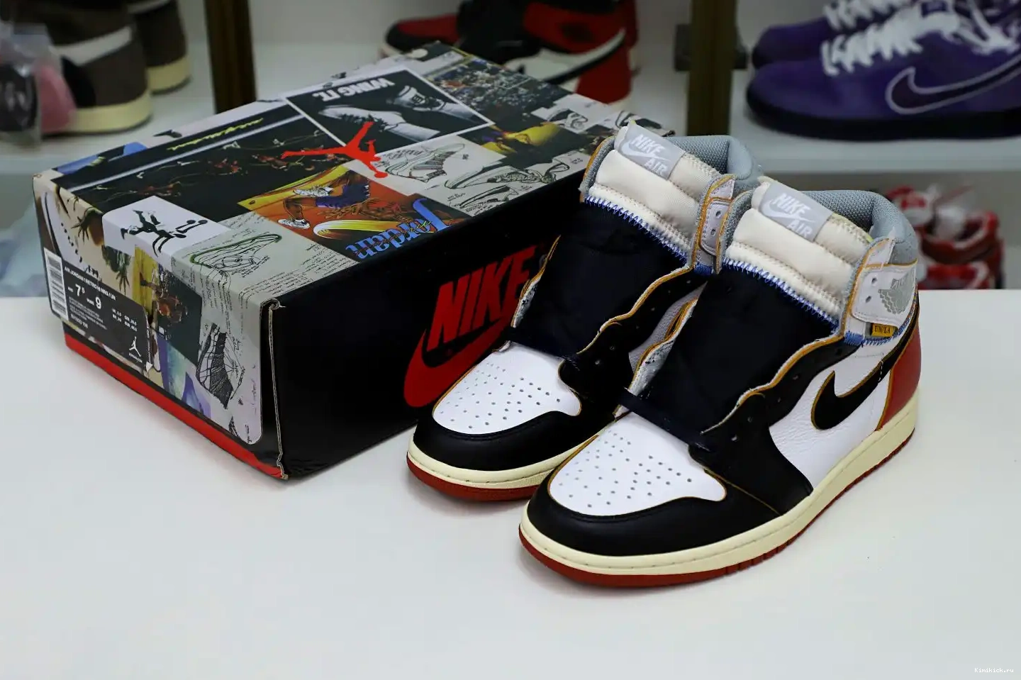 HIGH 1 UNION X NRG JORDAN LA RETRO Kimikick AIR 0325